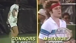 McEnroe vs Connors - Semi Final US Open 1980 - 14/16