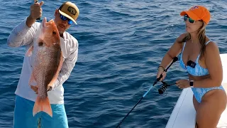 MAHI & RED SNAPPER fishing in the Gulf of Mexico  {Catch, Clean & Cook}