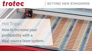 May Hot Topic: How to increase profitability with a dual source laser system | Trotec Laser