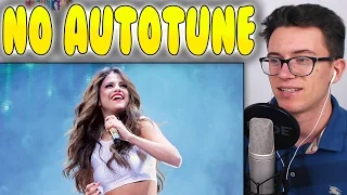 Selena Gomez REAL VOICE (Without Autotune) Reaction