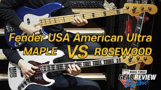 Fender Ultra Jazz Bass Maple VS Rosewood Fingerboard