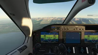 Landing in Anchorage - Microsoft Flight Simulator 2020
