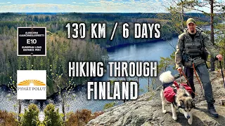 130 km hiking trip in Finland with my dog (European long distance path E10 and more!)