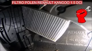 Cambiar filtro polen Renault Kangoo