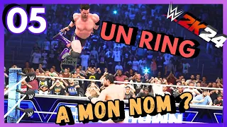 WWE 2K24 | Ring a mon nom ? | My Rise Undisputed #5 - Let's play PS5 - gameplay [FR]
