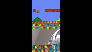 🔴JUGANDO MARIO BROS CON LOS OJOS VENDADOS