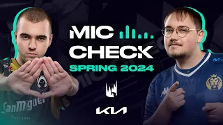 CLUTCH IT! | Kia Mic Check | 2024 LEC Spring Week 3