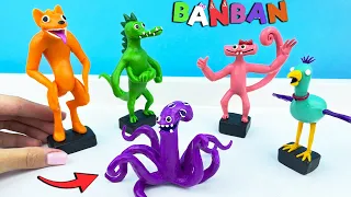 Garten of Banban 4 - Фигурки новых Боссов из пластилина. Лепим Детский Сад Банбан 4 с Лепка ОК