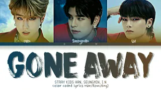 STRAY KIDS HAN, SEUNGMIN, I.N- 'GONS AWAY' Lyrics (Color coded lyrics Han/Rom/Eng)