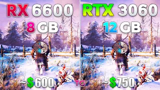 RX 6600 vs RTX 3060 - Test in 10 Games