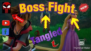 Kingdom Hearts Tangled Final Boss Fight and End Scene