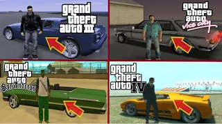 Evolution of GTA PROTAGONISTS Cars over the years | GTA Main Characters Cars Comparison