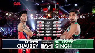 Amitesh Chaubey v/s Sukhdeep Singh | UP Terminators v/s Haryana Warriors