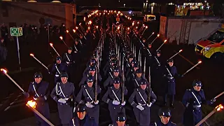 Yorckscher Marsch: Einmarsch des Wachbataillons der Bundeswehr - Großer Zapfenstreich 02.12.2021