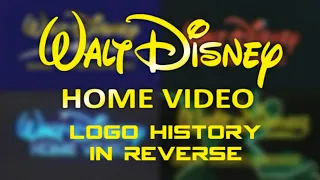 Walt Disney Home Entertainment logo history in reverse