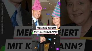 Merkels große Promi-Party 🥳 #shorts