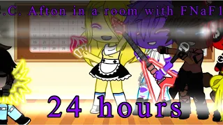 C.C. Afton stuck in a room with FNaF 1 for 24 hours~Gacha Club||Terrible Cringe-||Read desc