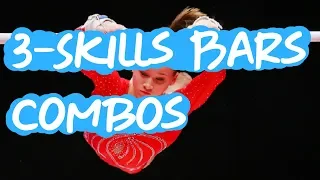 Gymnastics - 6 Amazing 3-Skills Combinations on Uneven Bars