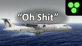 The Insane Moment That A Flight BOUNCED Off Water | Air Maroc 439