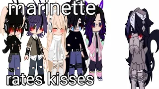 Marinette rates kisses from some of the squads members 🤭🤭💞