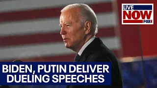 Biden, Putin give dueling speeches ahead of Russia-Ukraine war anniversary | LiveNOW from FOX