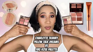 CHARLOTTE TILBURY PILLOW TALK DREAMS COLLECTION | Pillow Talk Dream vs Fire Rose Palettes