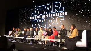 Star Wars: The Rise of Skywalker - Full Press Conference w/ J.J. Abrams, Daisy Ridley, John Boyega +