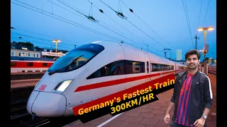 Germany's Fastest (300km/hr) ICE Train Review! From FRANKFURT TO BERLIN!