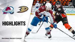 Avalanche @ Ducks 4/9/21 | NHL Highlights