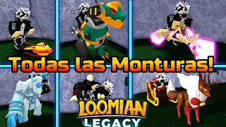 Como conseguir TODAS las Monturas! + De eventos Loomian Legacy Español | Roblox