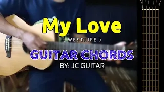 My Love (westlife) EASY Guitar Chords | JC GUITAR