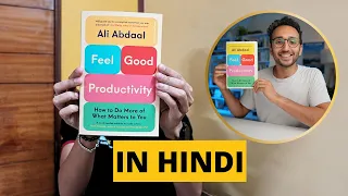 In Hindi | Feel Good productivity book review | Book by Ali Abdaal | Ronak_blog