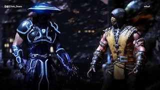 RAIDEN VS SCORPION - MORTAL KOMBAT X ONLINE