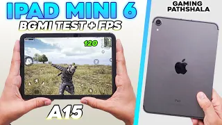 iPad mini 6 - BGMI Test with True FPS 🔥 (Apple A15 Bionic) 90FPS?