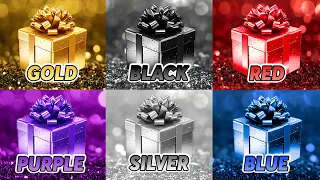 Choose Your Gift...! 🎁 Gold, Black, Red, Purple, Silver or Blue 😱 How Lucky Are You? | Mouse Quiz