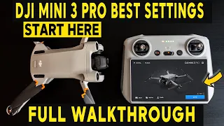 DJI Mini 3 PRO - The Best DJI FLY SETTINGS (FULL WALKTHROUGH)