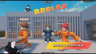 Roblox ➤ My Prison #1 ➤ Играем вдвоем с Максом ➤ Прохождение игры Роблокс Строим Свою Тюрьму