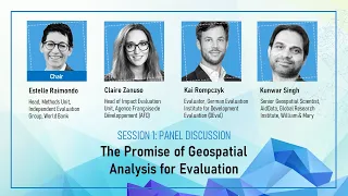 SESSION 1: The Promise of Geospatial Analysis for Evaluation