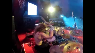 Havok, Pete Webber Interview, Drum Setup and Rock Al Parque drum cam 2013