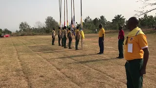 Awesome flag raising ceremony ⭐️⭐️⭐️💪🙏✅