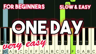 MATISYAHU - ONE DAY | SLOW & EASY PIANO TUTORIAL