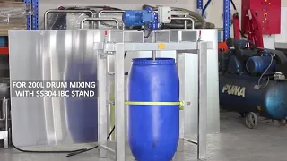 Multimix 3-IN-1 IBC Tote Mixer | Drum Mixer | Tank Agitator (SS304) with Stand