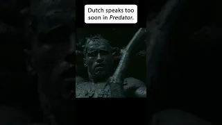 Dutch speaks too soon in Predator's alternate ending #shorts