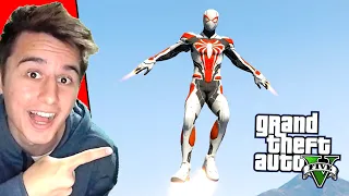 COMPREI a ARMADURA do HOMEM ARANHA no GTA 5 !