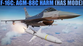 F-16C Viper: AGM-88C HARM (HAS Mode) Tutorial | DCS WORLD