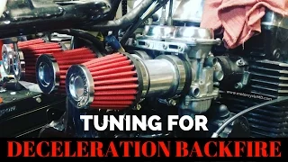 Deceleration Backfire: Easy Carb Tuning