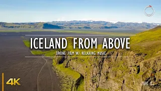 Iceland from Above - Part 2 | 1 Hour Drone Film | Aerial 4K Video w/ Relaxing Music | OmniHour