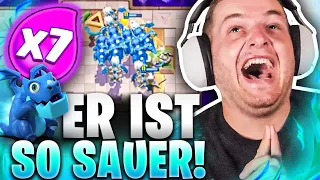 😂🤯Einfach BESSER! | ER spiel CLASH of CLANS in Clash ROYALE?! - 7x Elixier Challenge wird DOMINIERT!