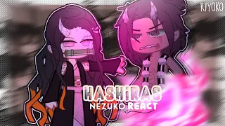 Hashiras react to 'Nezuko Kamado'  - |DS/KNY| -  (🇺🇲🇧🇷)  •by Kiyoko•