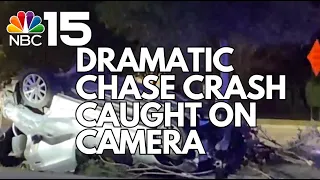 Caught on Camera: High-speed chase ends in dramatic crash - NBC 15 WPMI